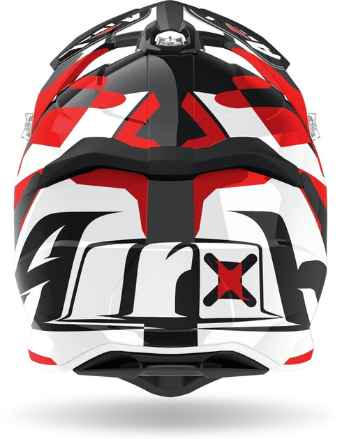 CASCO AIROH HELMET STRYCKER XXX RED GLOSS